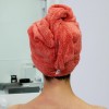 Тюрбан для сушки волос EcoNext (пушистый) (бамбук+хлопок+микрофибра)